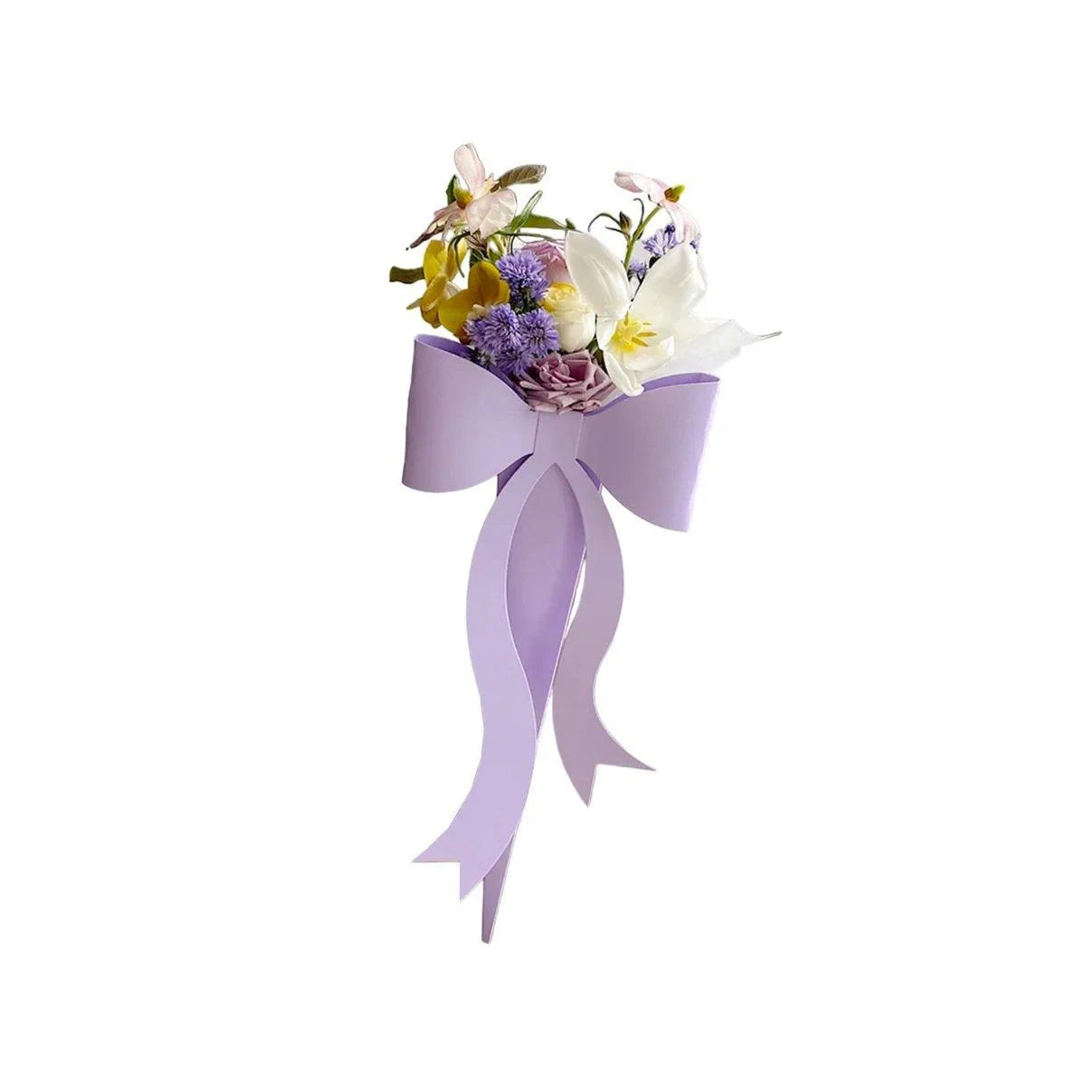 Bow Knot Flower Bouquet Boxes 10PCS