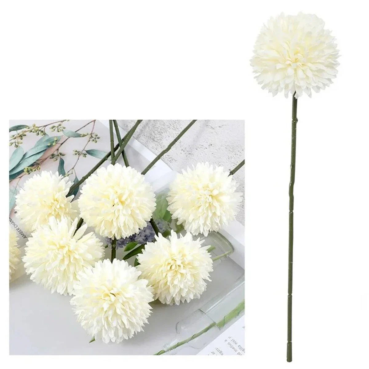 10PCS Artificial Flowers Dandelion