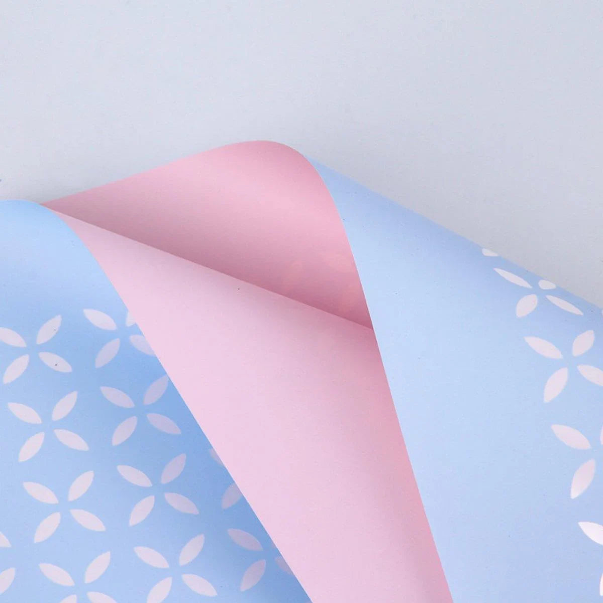 Waterproof Two-Tone Print Wrapping Paper 100PCS