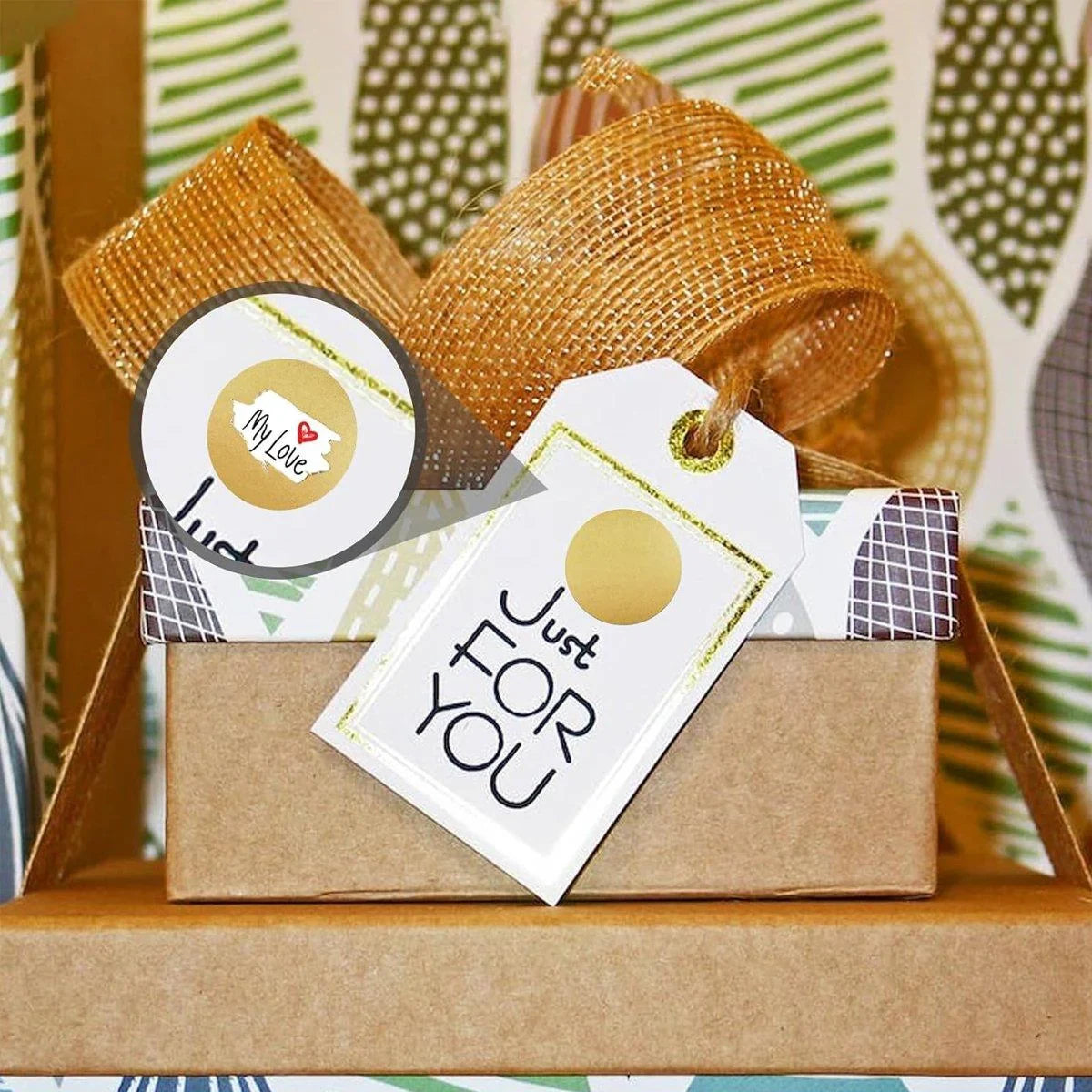 20 Sheets Round DIY Sticker Labels