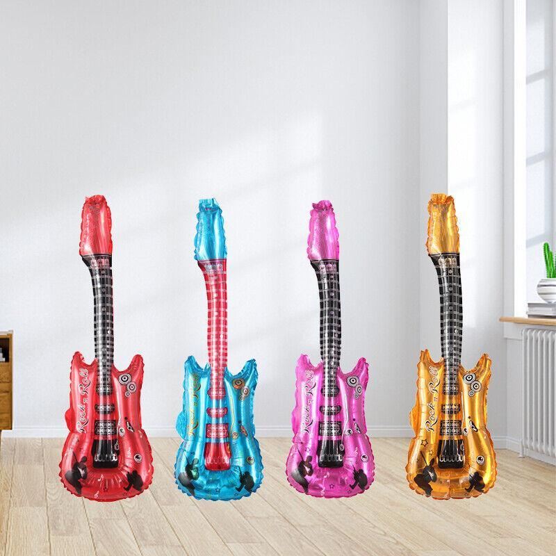 Guitar Fill Air Balloon Decoration 4Colours 1PC