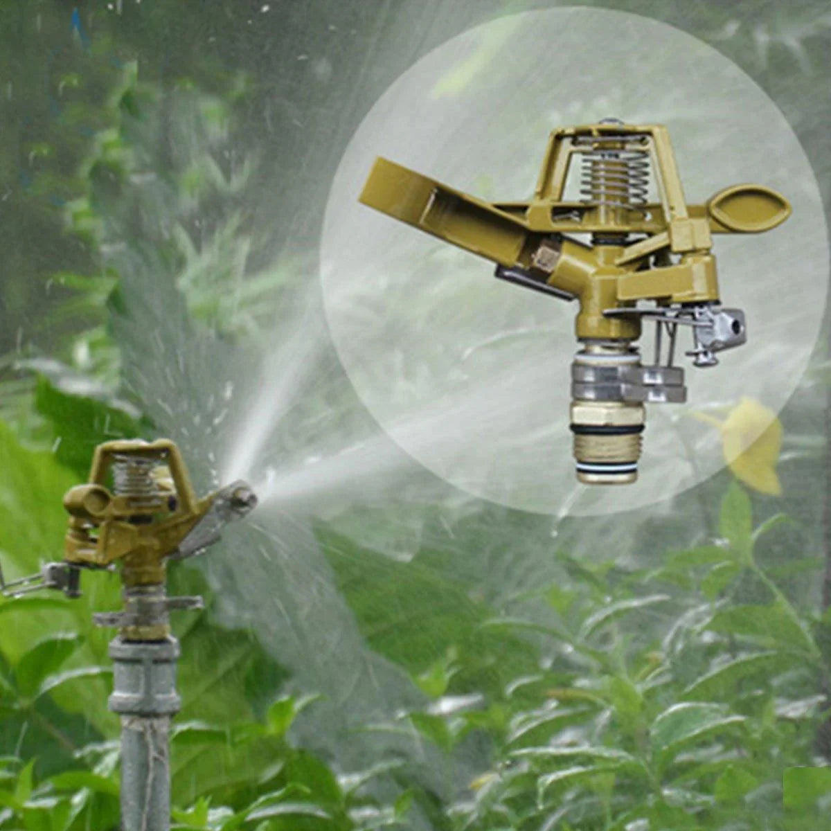 Garden Lawn Sprinkler Rotating Head  Nozzle 1PC