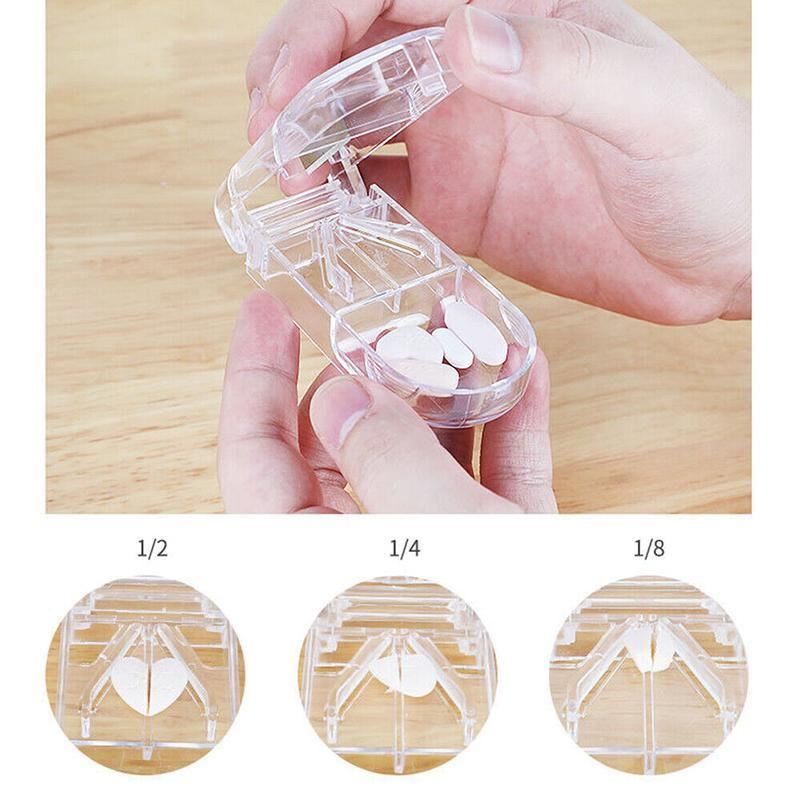 Portable Pill dispenser Storage Box Blue 1Pack