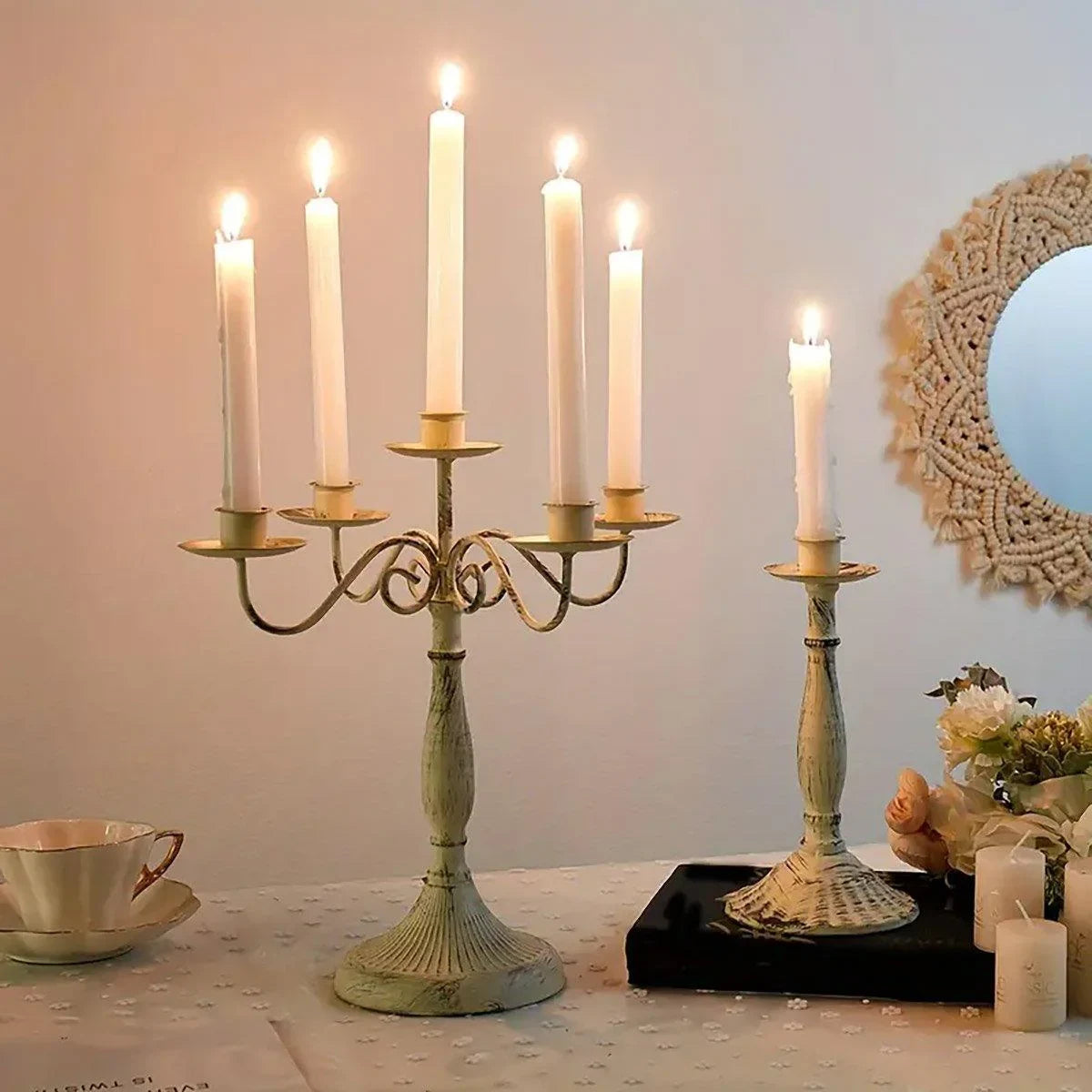 Metal Candlestick Holder 1PC