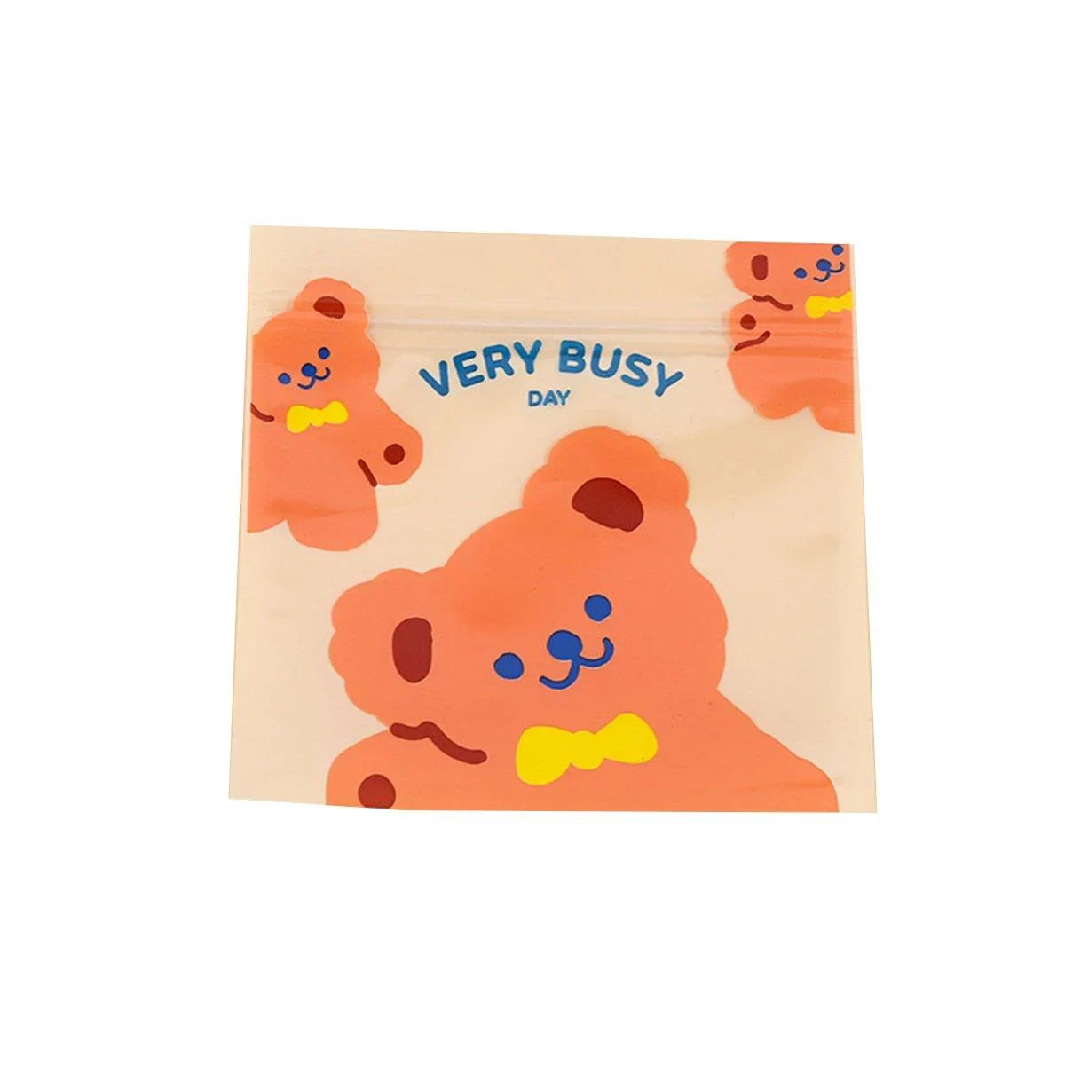 These cute cartoon Ziplock bags are perfect for keeping your snacks, candies, and cookies fresh and secure.