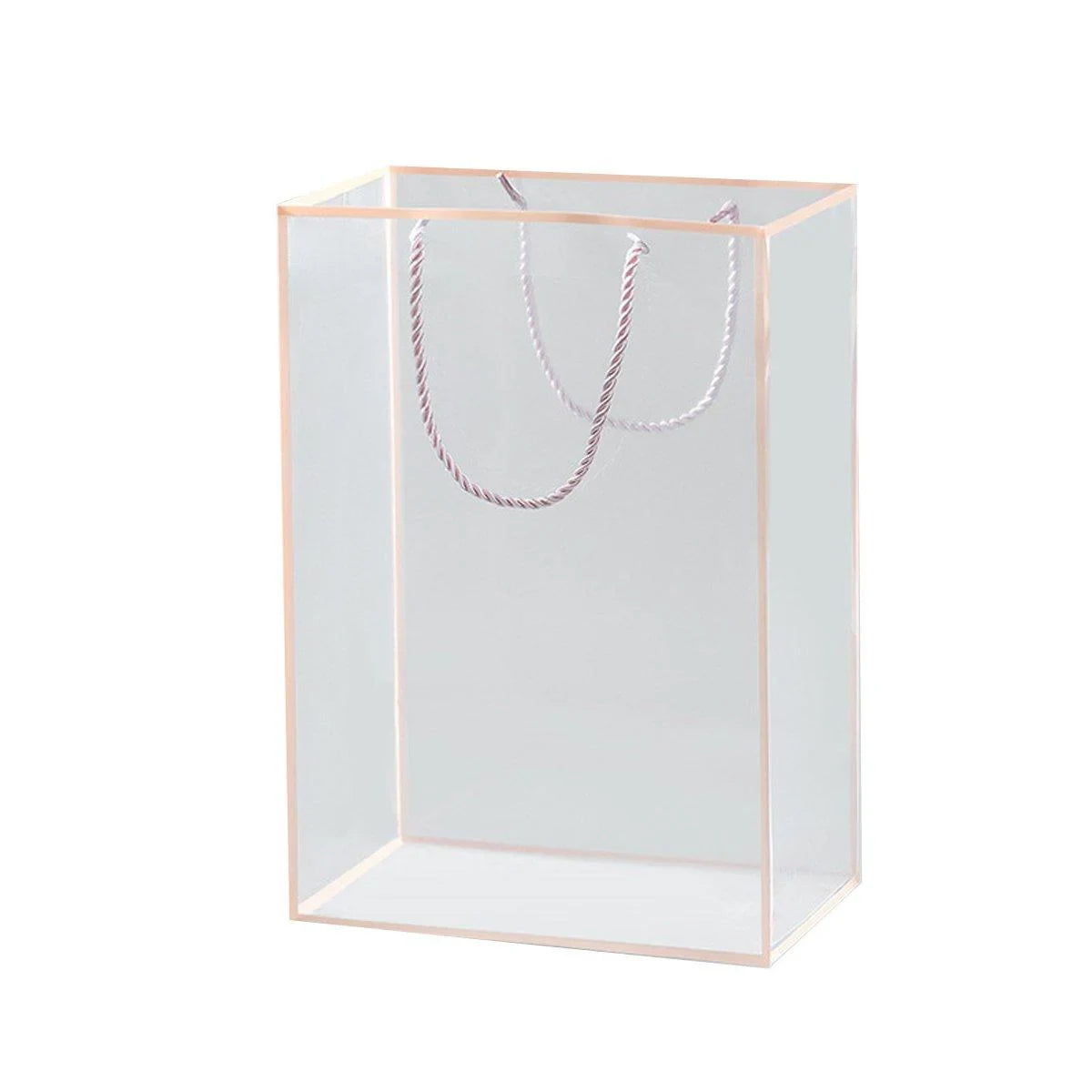 Premium PVC Clear Tote Bags Gift Packaging 10PCS