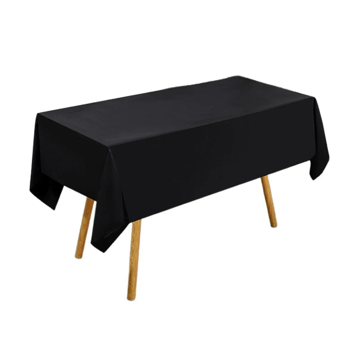 Disposable PEVA Tablecloth Solid Color 10PCS