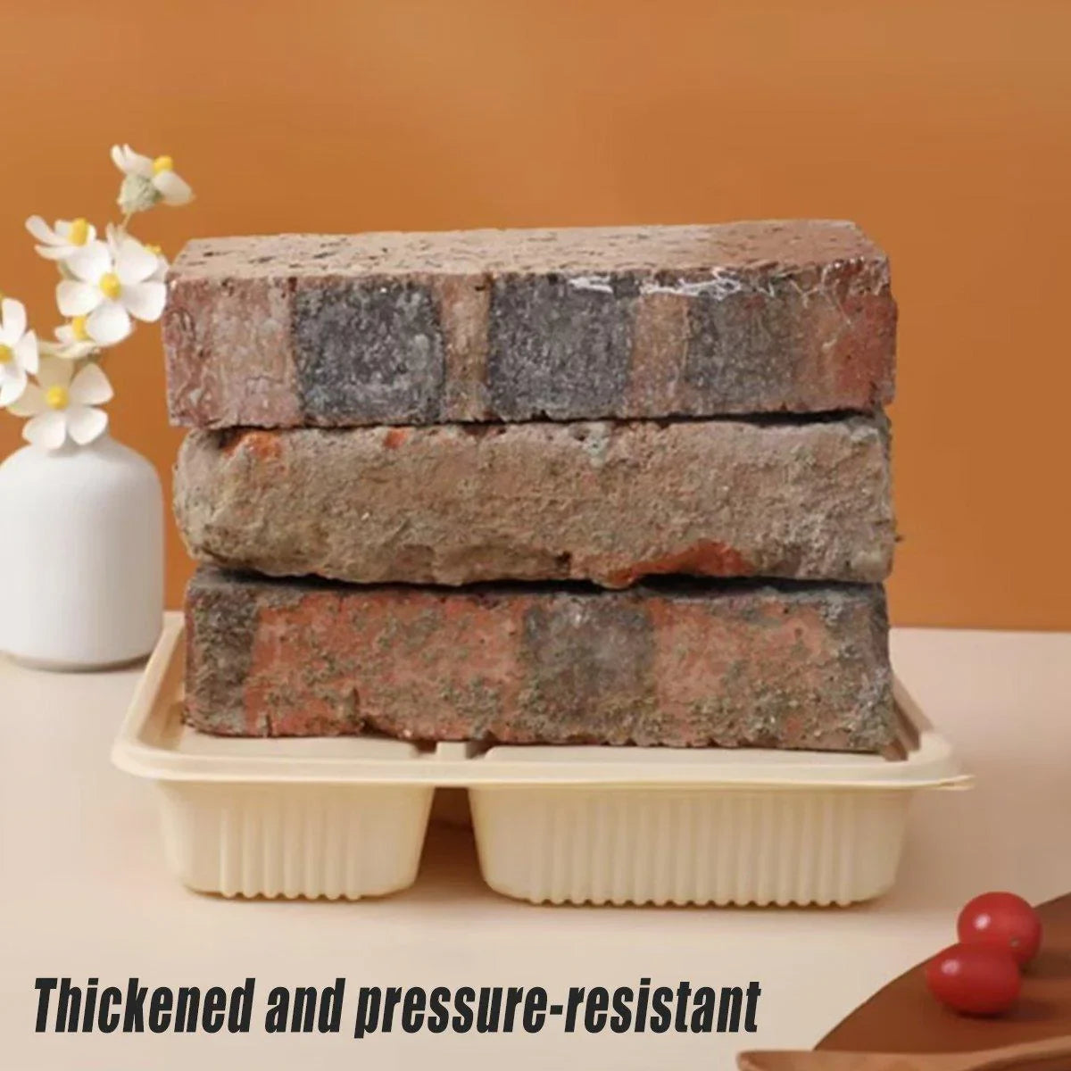 50pcs Degradable Corn Starch Box Food Container