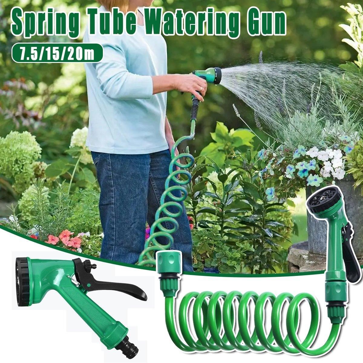Telescopic Water Hose with Nozzle 1PC