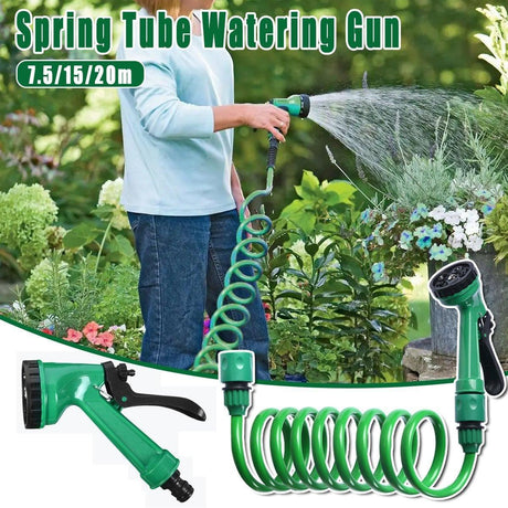 Telescopic Water Hose with Nozzle 1PC