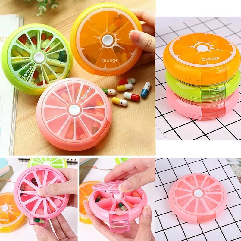 Pill Organiser Case Box 3Colours 1PC