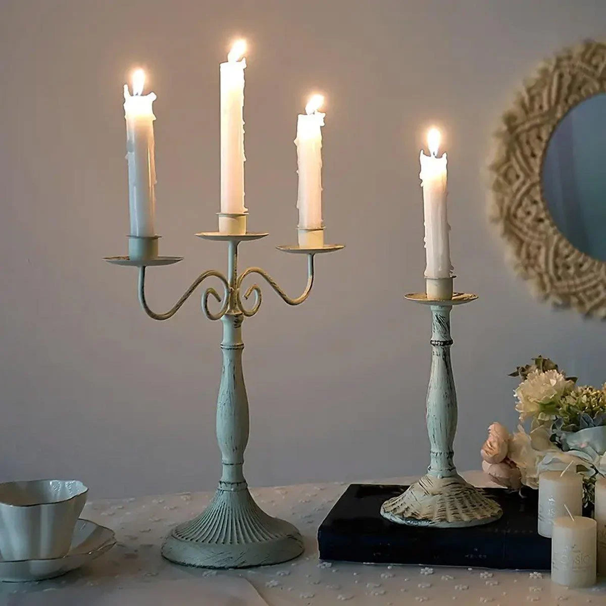 Metal Candlestick Holder 1PC