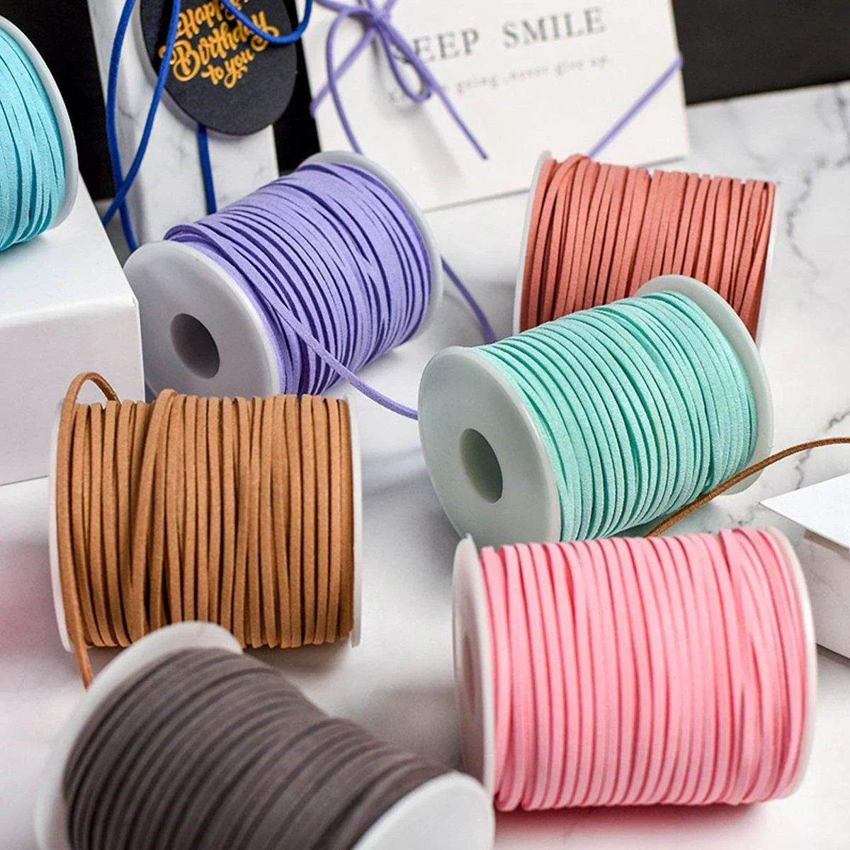 32 Colours Leather Rope Gift Box Packaging Belt