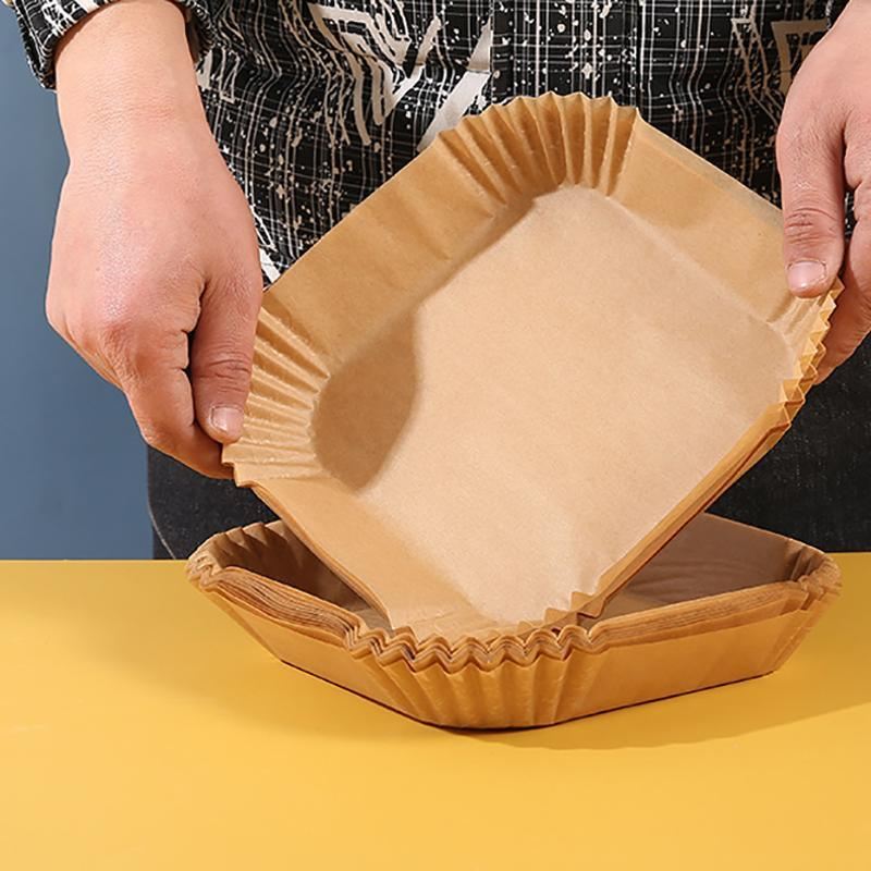 50-200PCS Disposable Square Air Fryer Paper