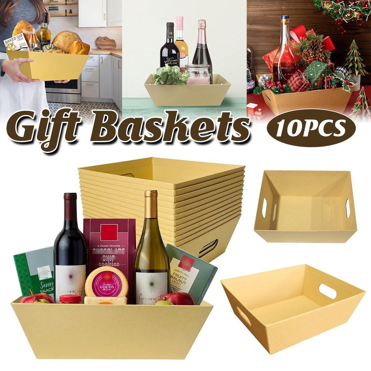 Gift Packaging Paper Basket High-Quality Cardboard 10PCS