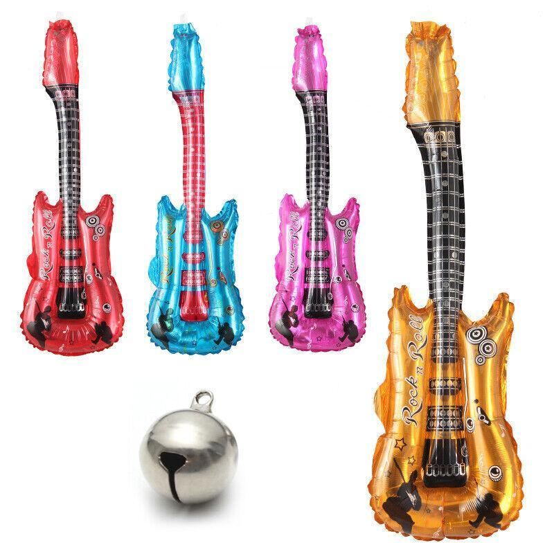 Guitar Fill Air Balloon Decoration 4Colours 1PC
