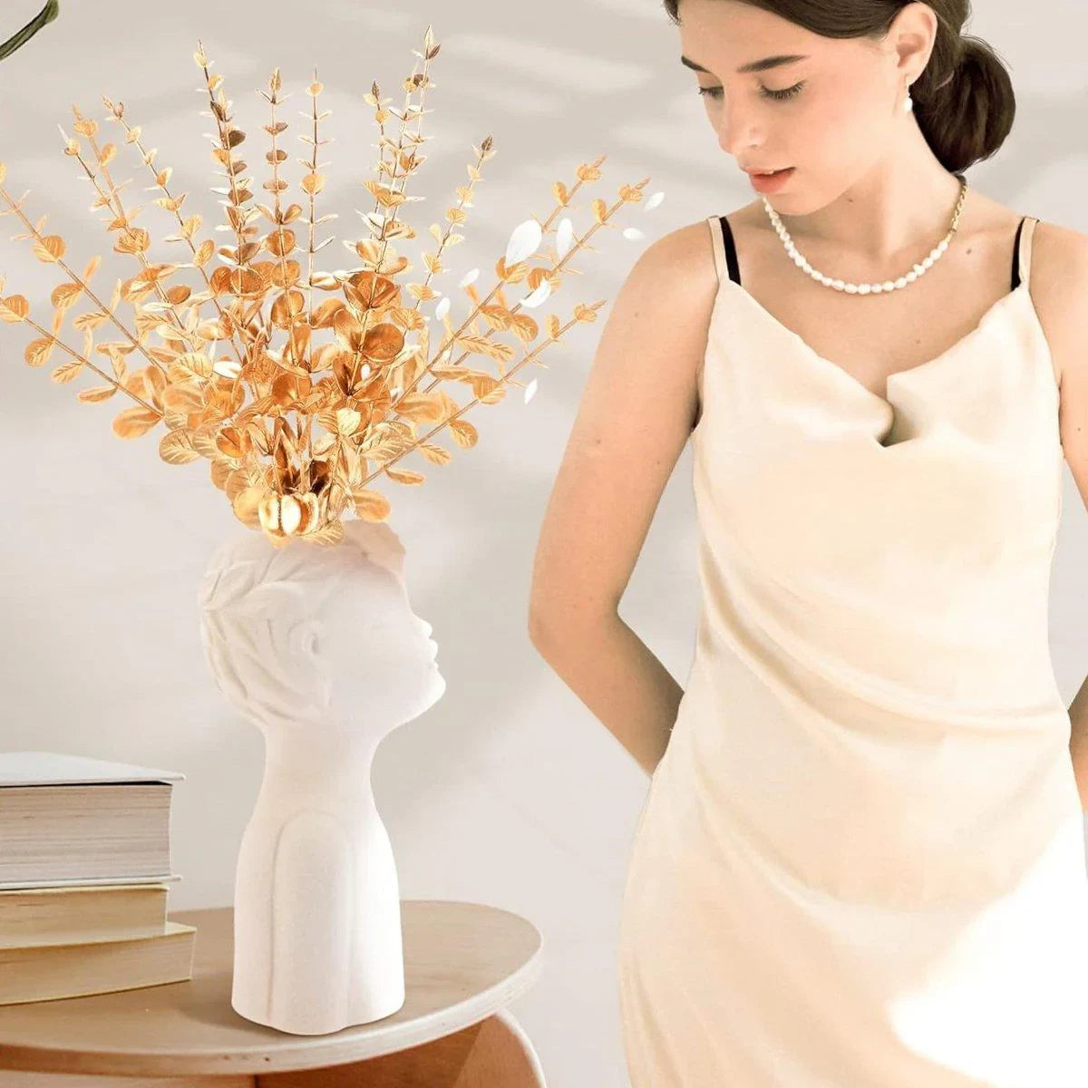 20PCS Eucalyptus Leaves Plastic