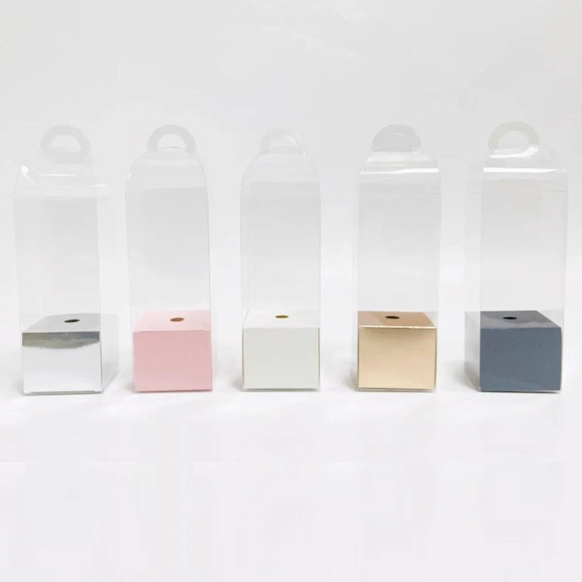 Clear PVC Flower Boxes Gift Packaging 10PCS