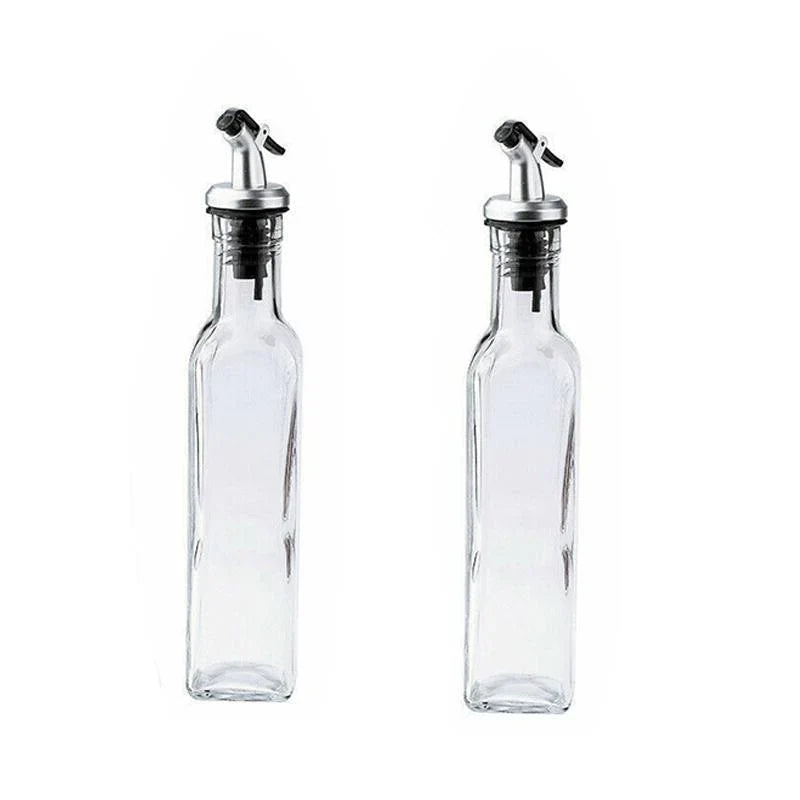 250/500ml Olive Oil Vinegar Dispenser Glass Bottle Kitchen Tools Cooking 1-2PCS
