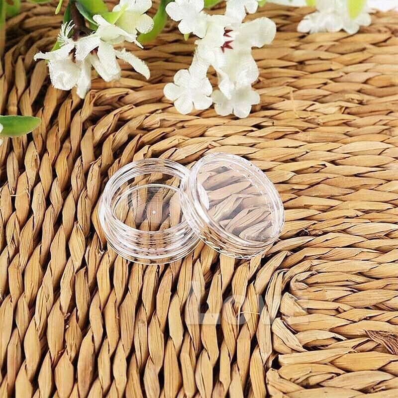 50-200X Mini Sample Bottle Cosmetic Makeup Jar Pot Face Cream Lip Balm Container