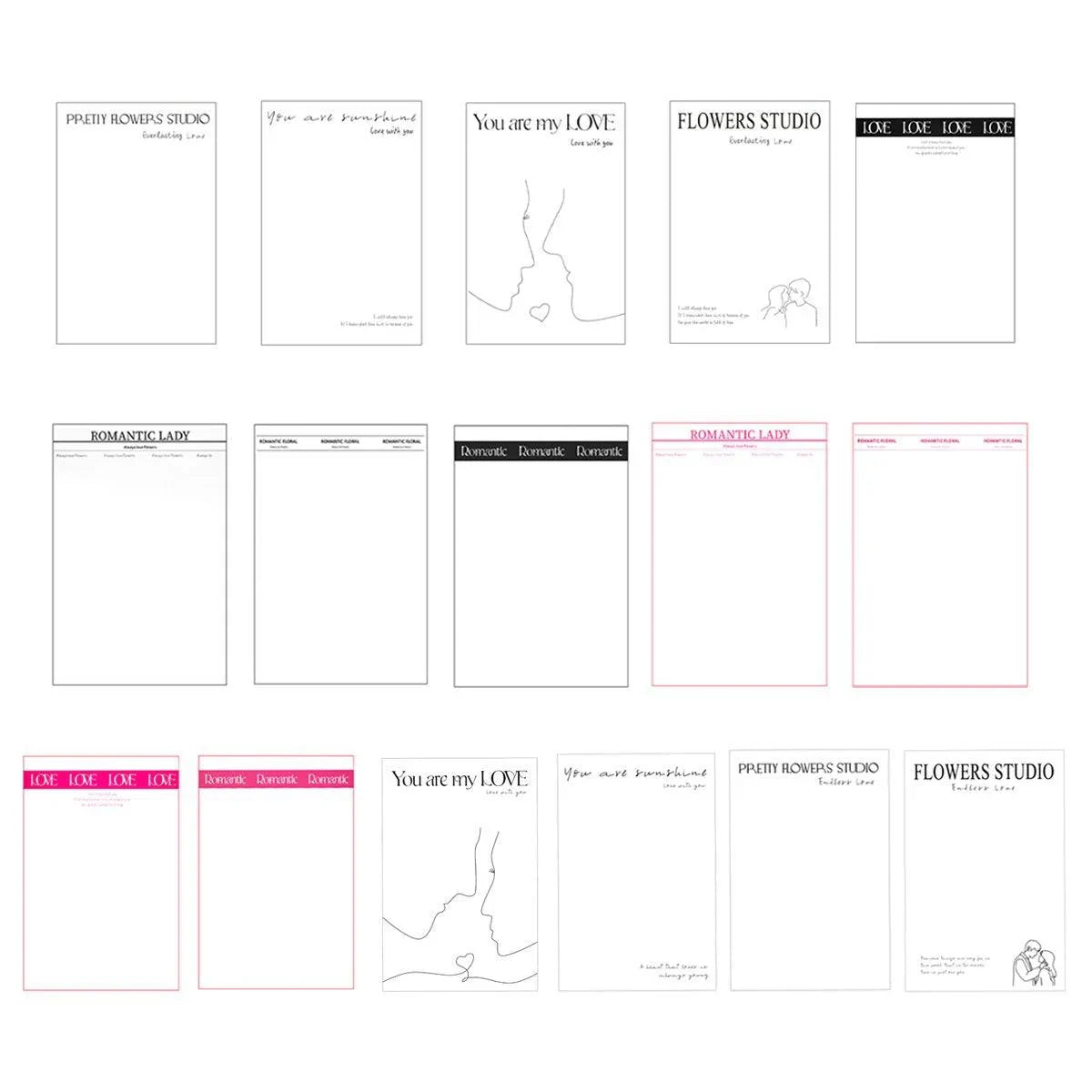 Wrapping Paper Floral Packaging 100 PCS