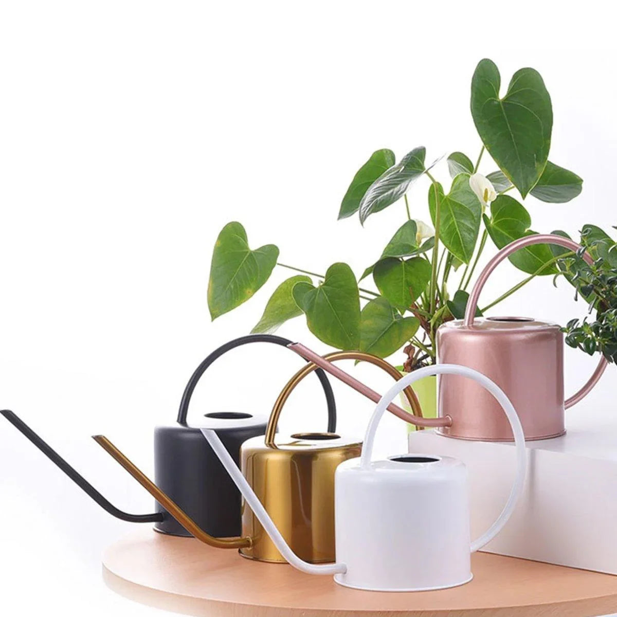 Indoor and Garden Plants Metal Retro Watering Can 6 Colors 1PC