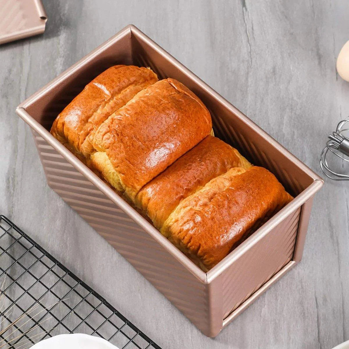 Golden Toast Bread Box 1PC