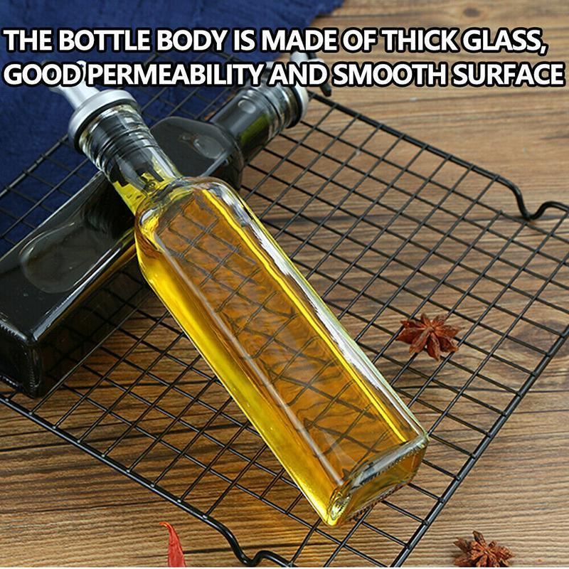 250/500ml Olive Oil Vinegar Dispenser Glass Bottle Kitchen Tools Cooking 1-2PCS