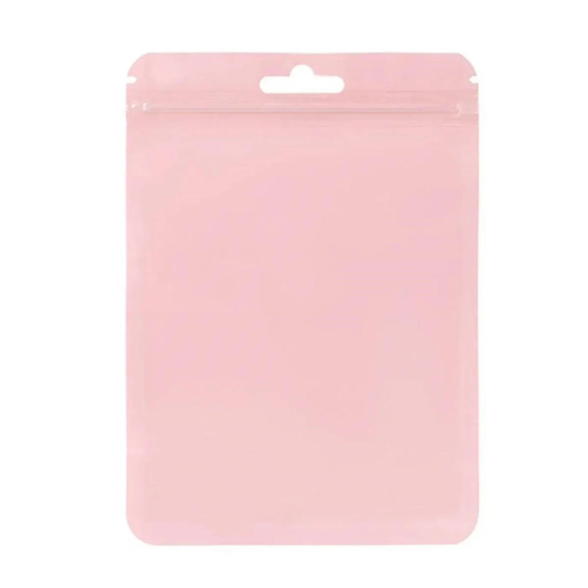 100pcs Colour Zip Lock Bags Transparent Seal Pouches