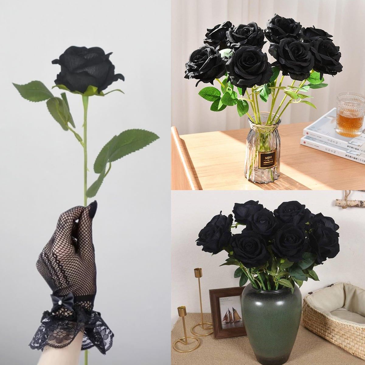 10PCS Artificial Flowers Simulation Rose