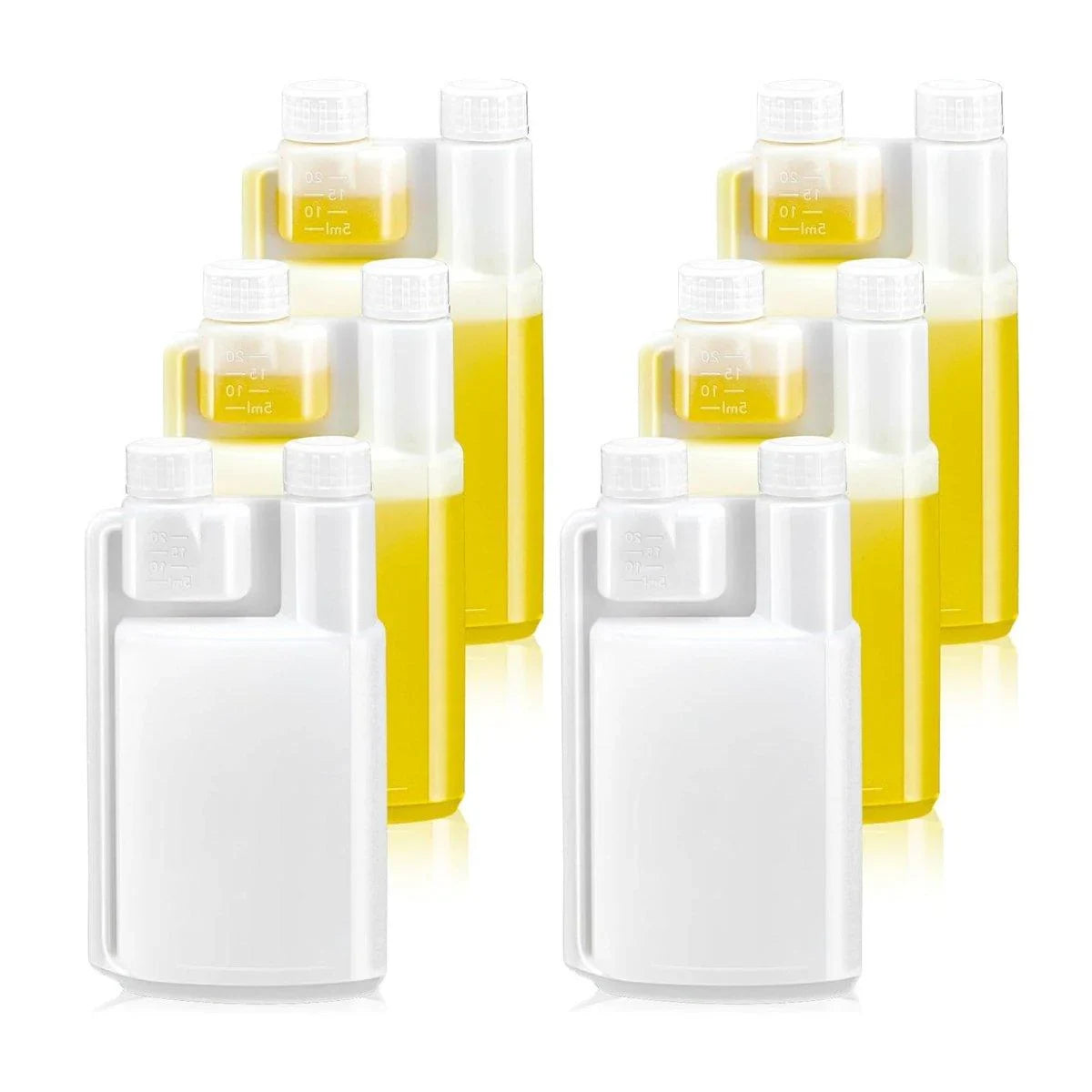 250-1000ml Plastic Twin Chamber Bottle With Tamper Evident Cap