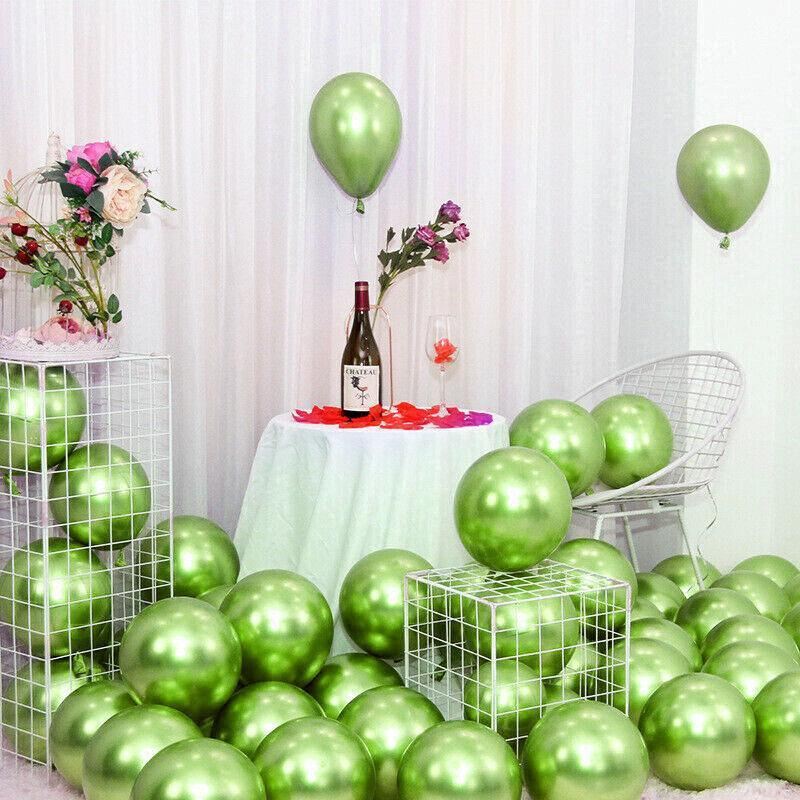 50PCS Chrome Metallic Balloon Helium