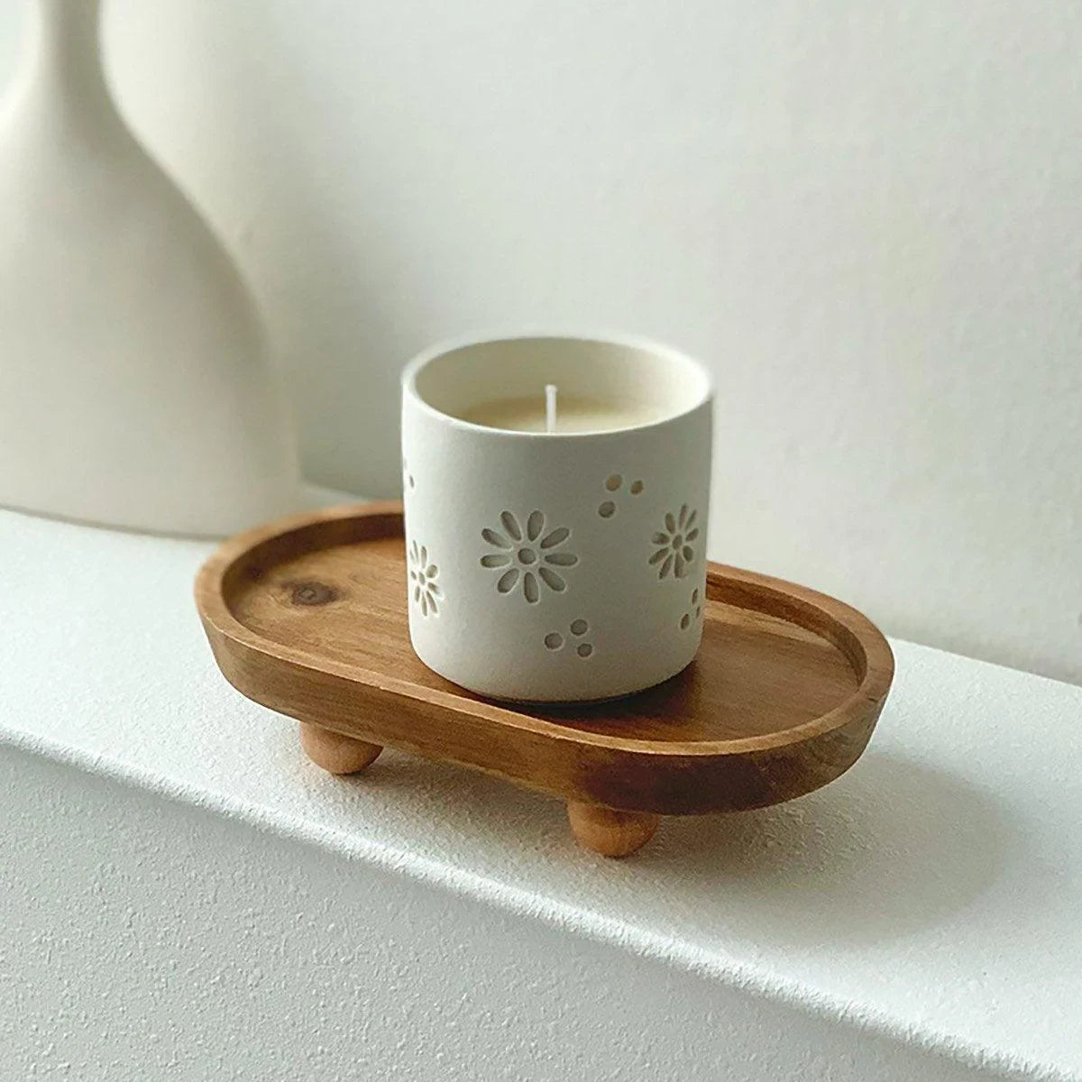 Multifunctional Wooden Tray 1PC