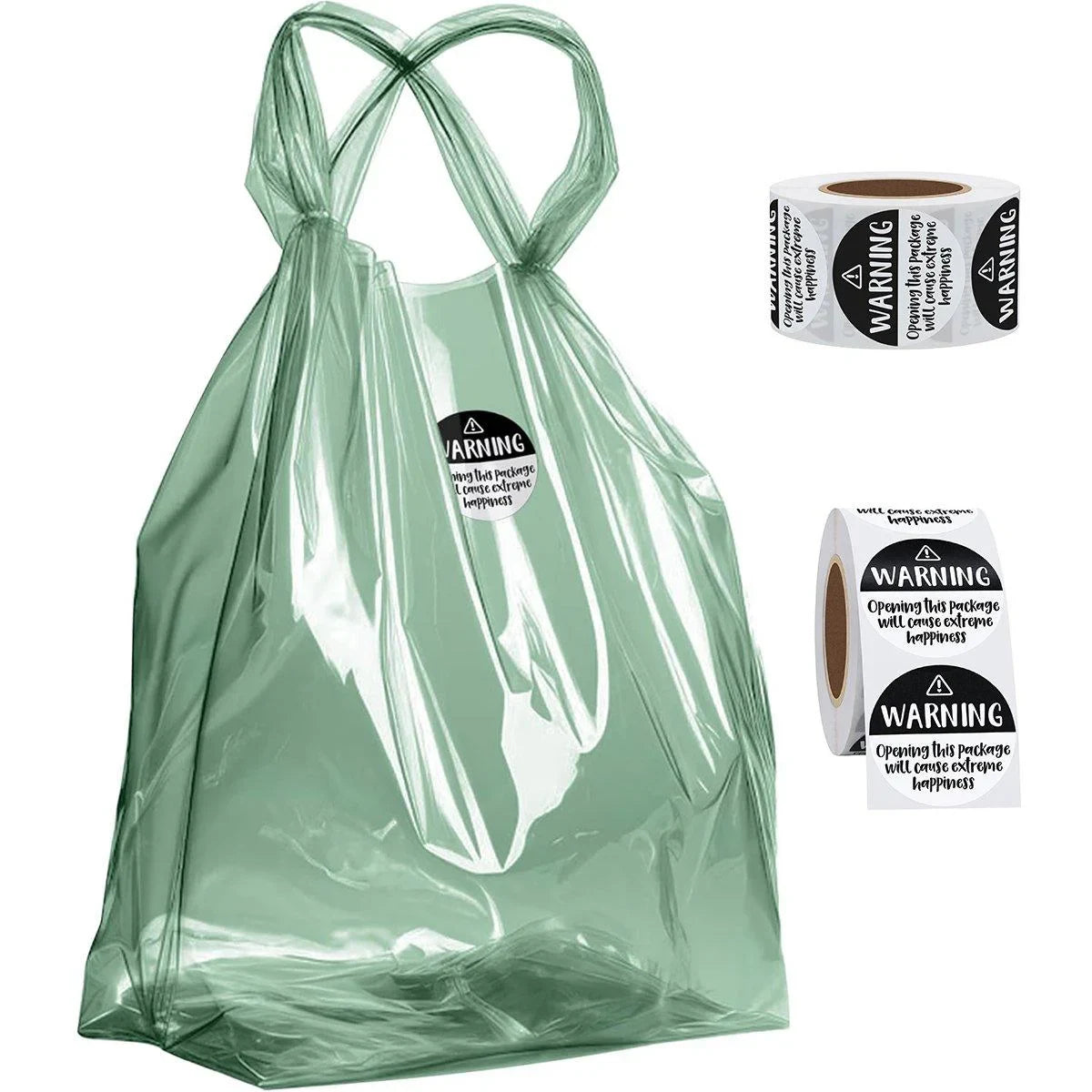 Warning Sticker Safety Stickers 8 Pattern 500PCS