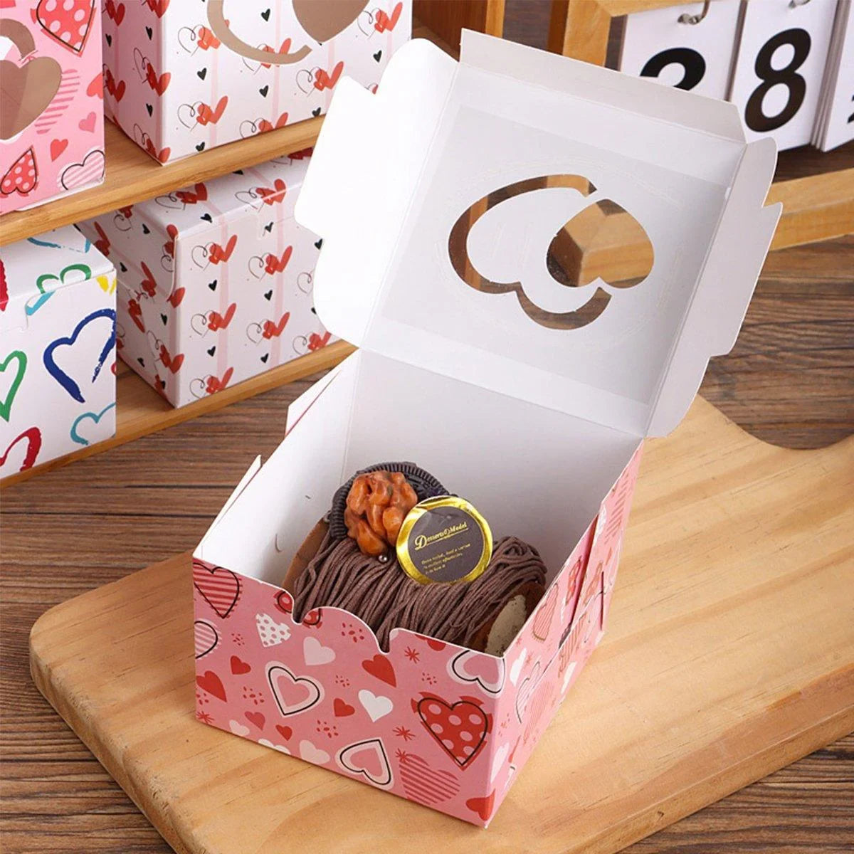 25PCS Large Square Colour Gift Boxes