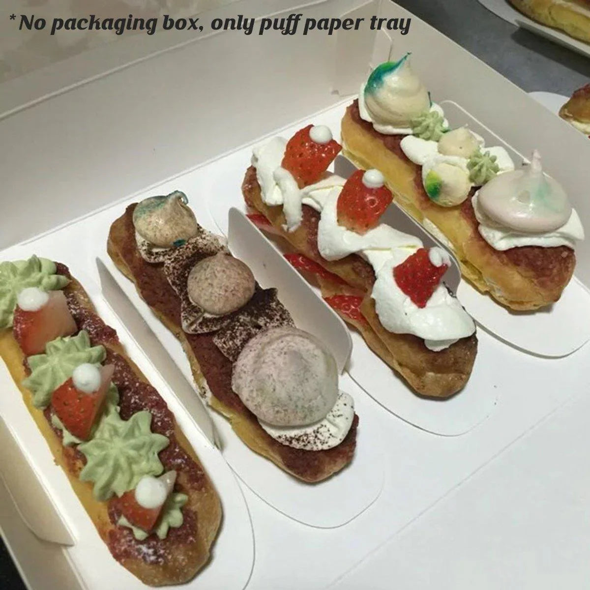 White Pastry Paper Holders 500PCS