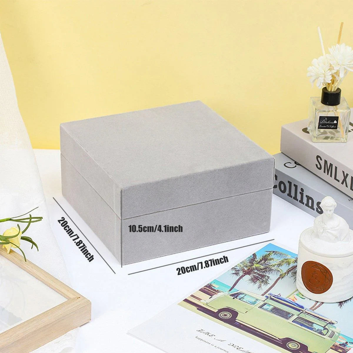 Velvet Wooden Gift Box Luxurious Multi-Colour 1PC