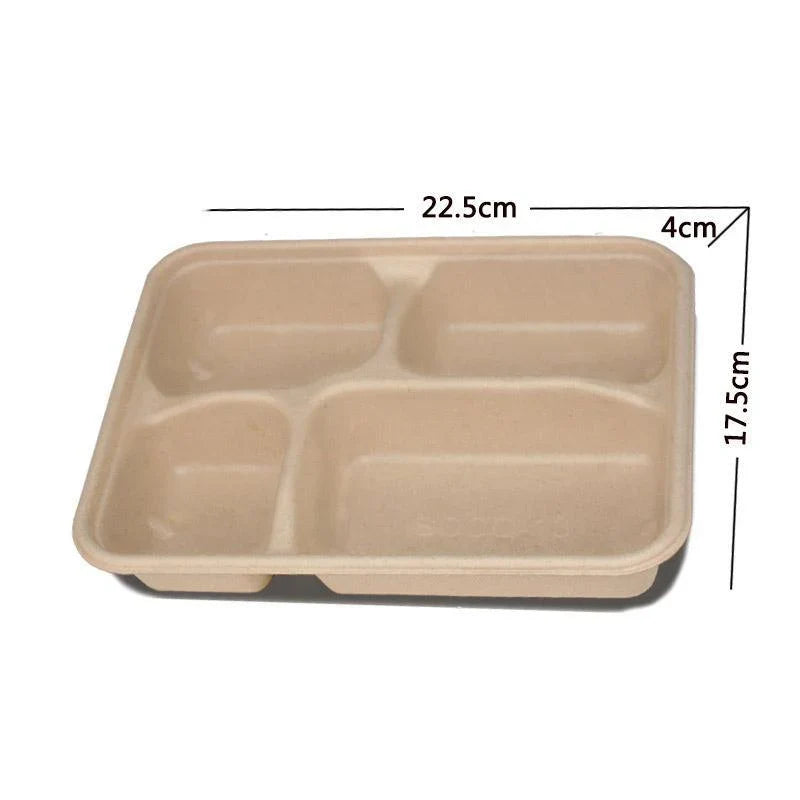 Plant Fibers Takeaway Containers Boxes 25-50pcs