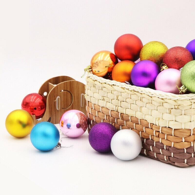 24PCS/Pack Xmas Balls Party Ornament