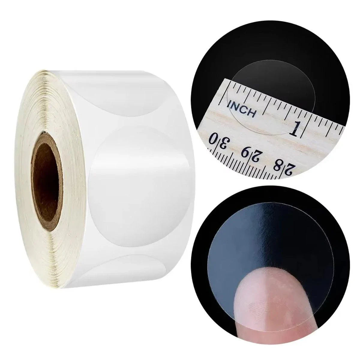 Transparent Seal Stickers 2PCS