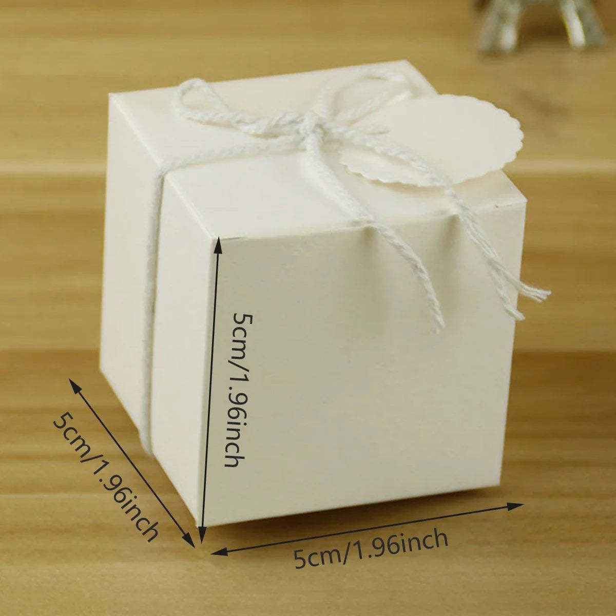 Kraft Paper Favour Gift Boxes 100PCS