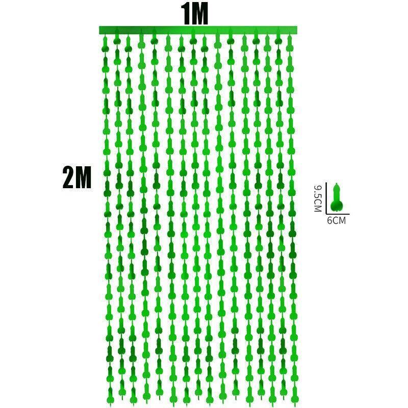 Willy Tinsel Curtain Metalic BackDrop 1PCS