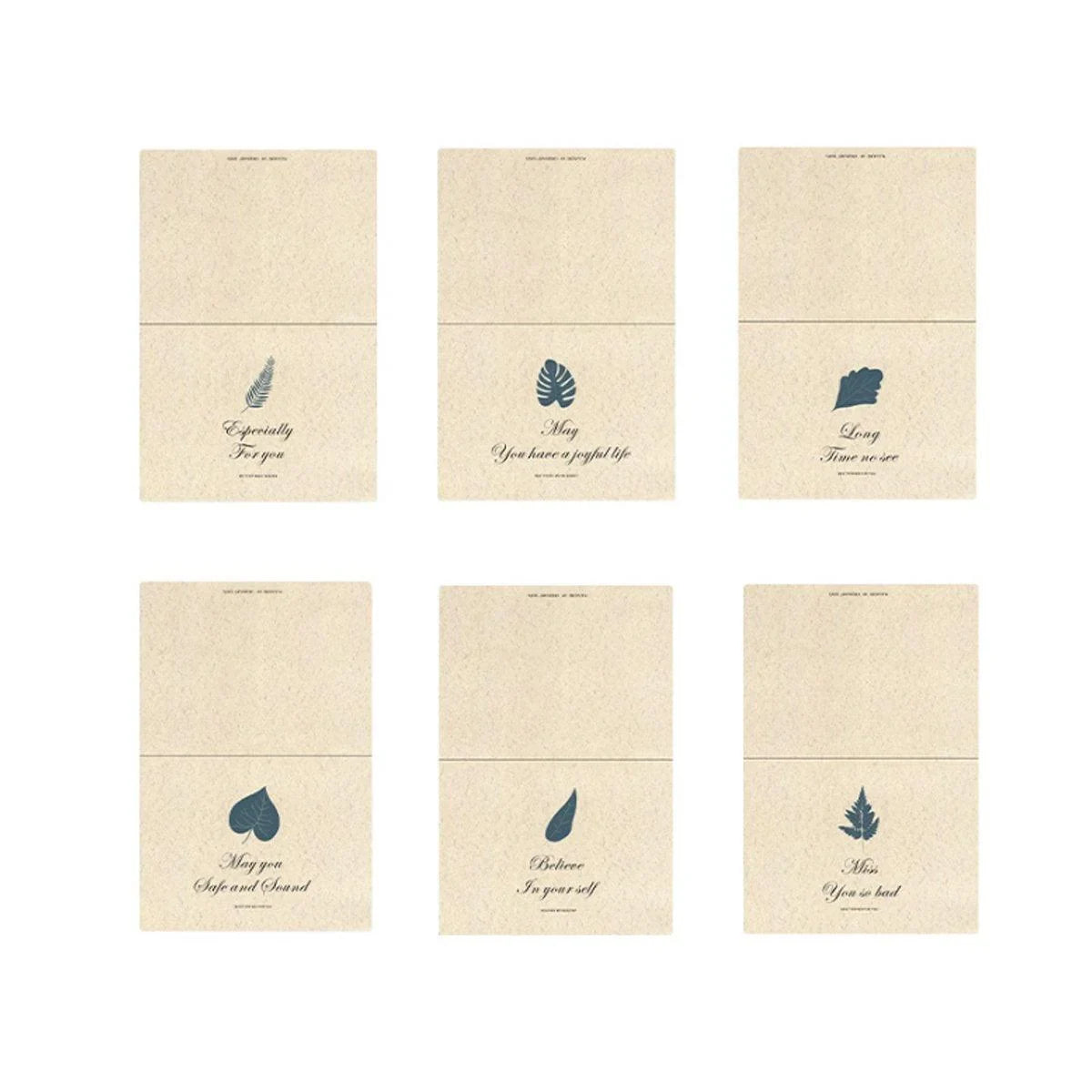 6 PCS Retro Greeting Cards With Envelopes