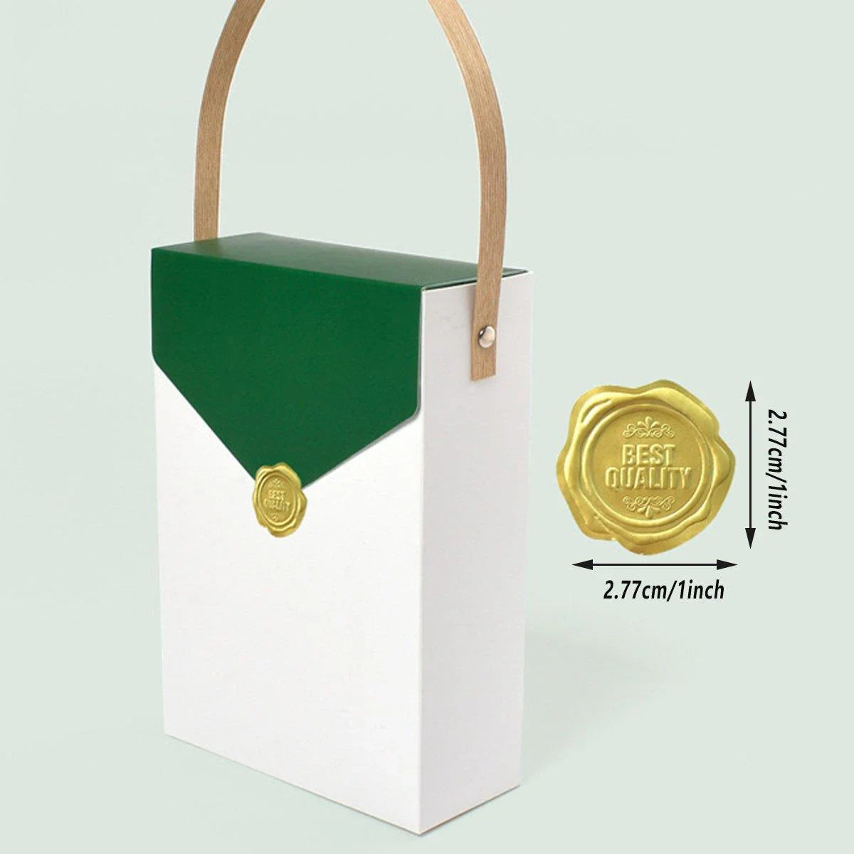 Self-Adhesive Golden Stickers for Packaging 400PCS