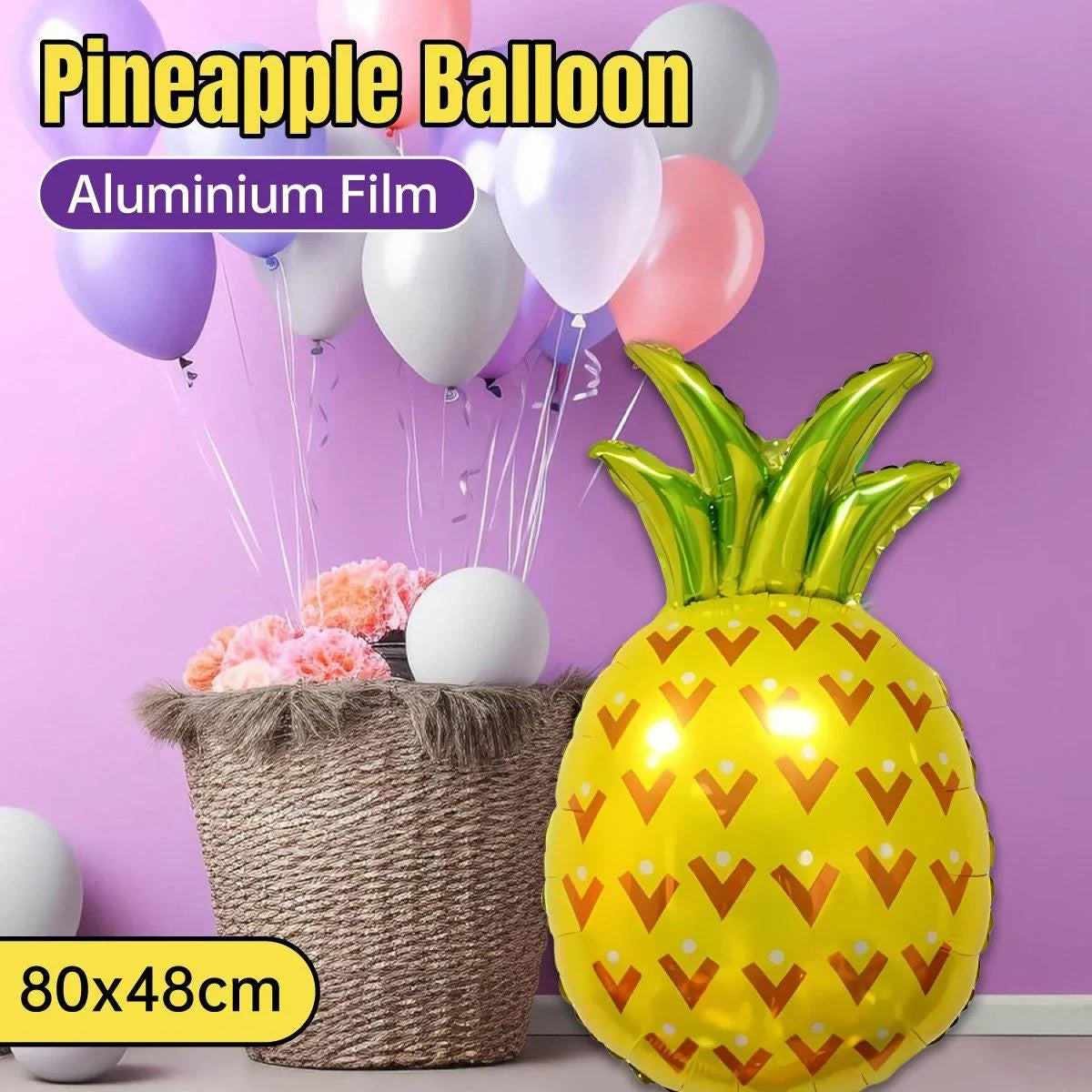 5PCS Colourful Aluminium Foil Balloons