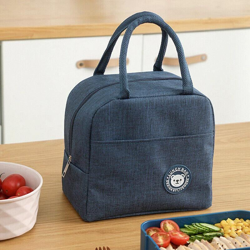 Lunch Bag Insulated Thermal Bag Carry Tote 5Styles 1PC