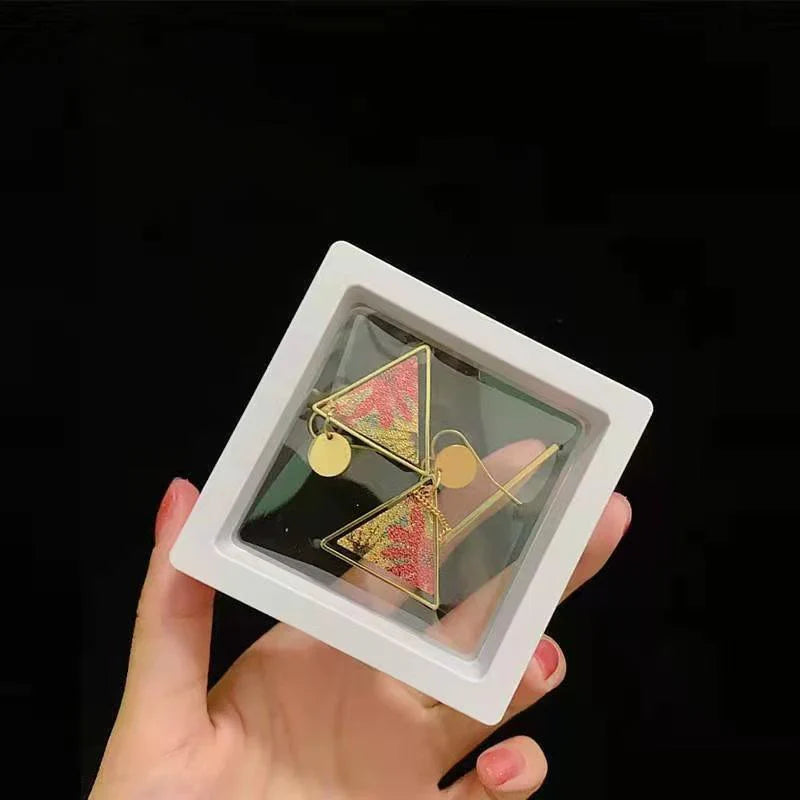 Display Box Plastic Jewelry Storage 10pcs