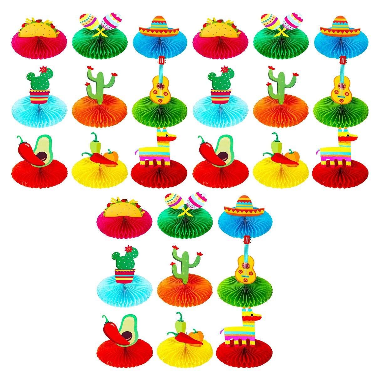 3 Set Honeycomb Tissue Paper Ball Bottom Party Decoration