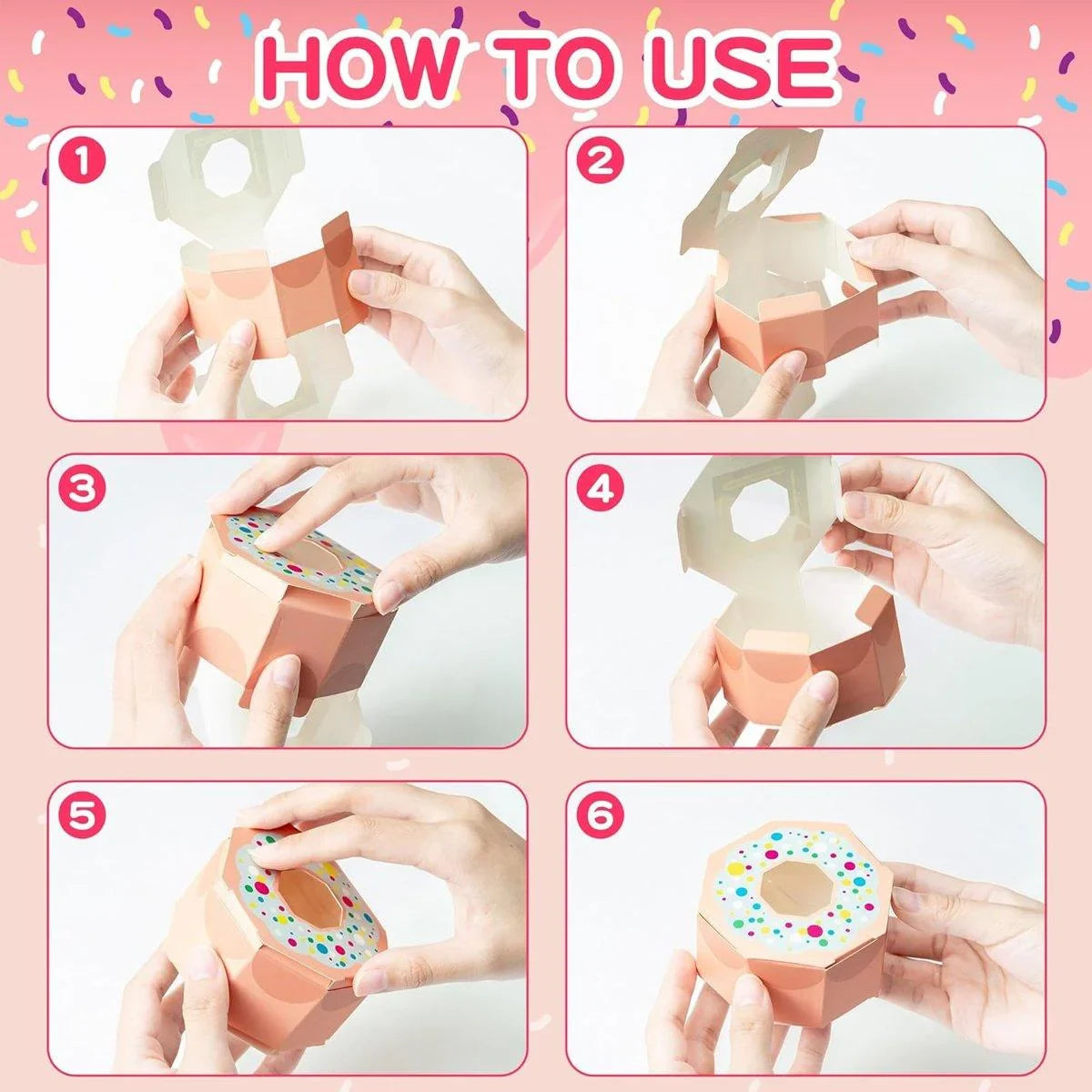 High-Quality Paper Candy Boxes 100PCS