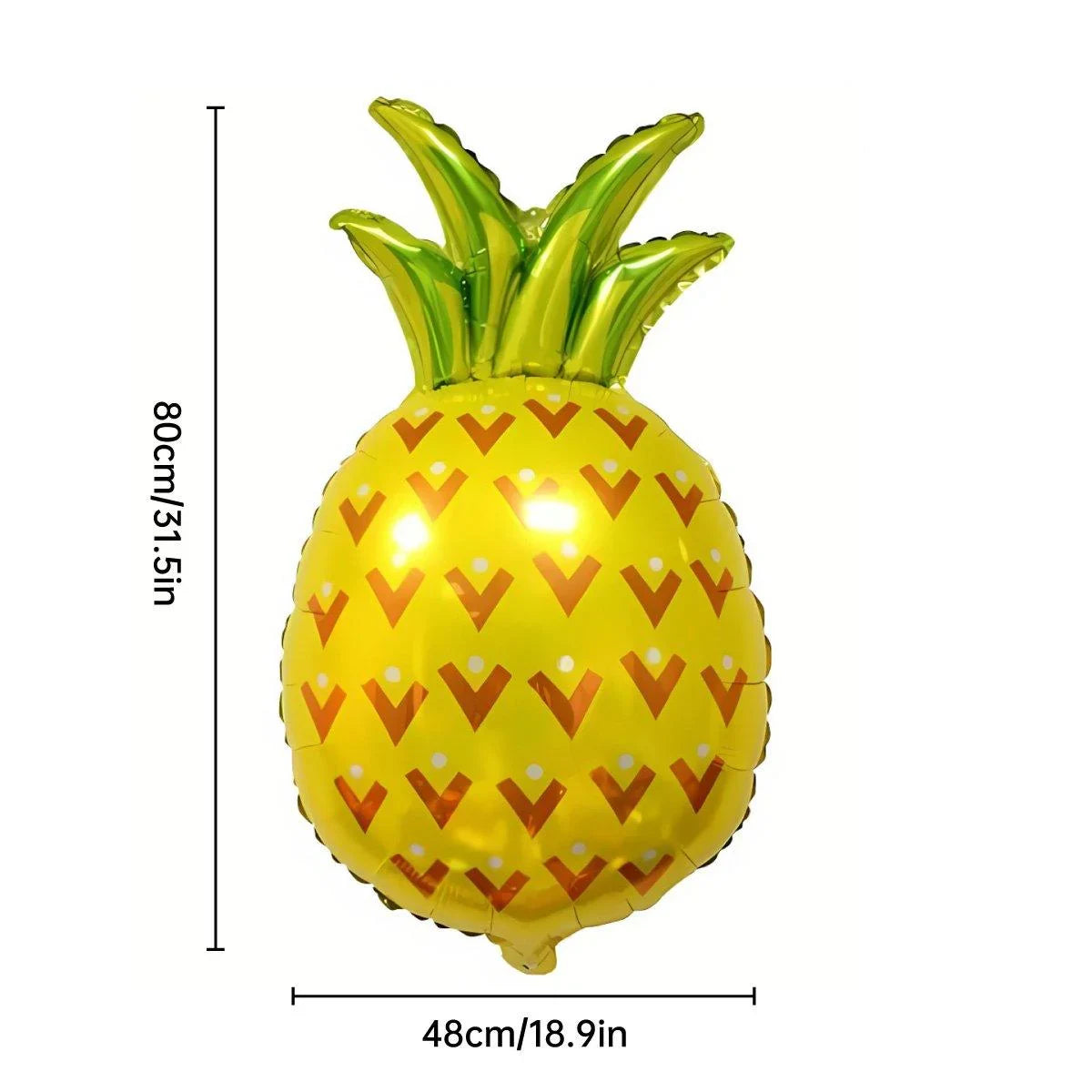 5PCS Pineapple Foil Balloon Party Decoration